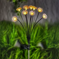   Garden of Eden 11272  leszúrható szolár lámpa, kamilla, 80 cm