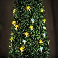Garden of Eden 58220C szolár led fényfüzér, gomba, 2,4 m