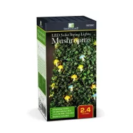 Garden of Eden 58220C szolár led fényfüzér, gomba, 2,4 m