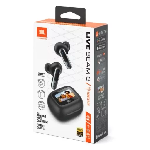 JBL LIVEBEAM3BLK TWS bluetooth fülhallgató
