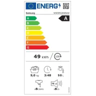 Samsung WW90FG3M05AWLE Elöltöltős mosógép