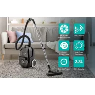 Gorenje VCE01G4AEBK Porzsák nélküli porszívó