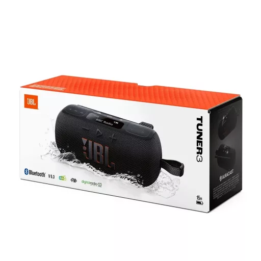 JBL TUNER3BLK bluetooth hangszóró