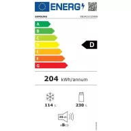 Samsung RB34C672DWW/EF alulfagyasztós hűtőszekrény