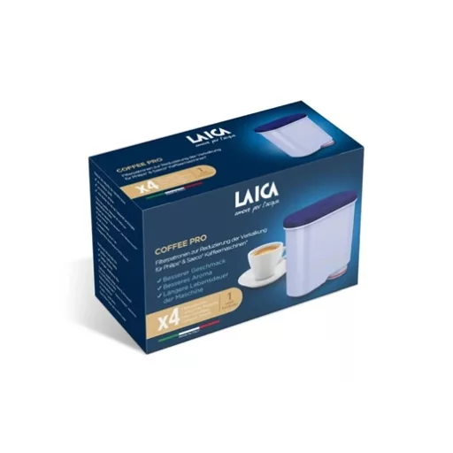 Laica E4BBA01 vízszűrő betét Philips aquaclean & Saeco kávéfőzőkhöz, 4 db