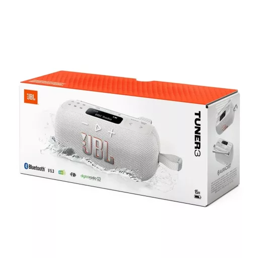 JBL TUNER3WHT bluetooth rádiós hangszóró