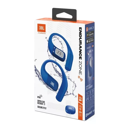 JBL ENDUZONEBLU TWS sport fülhallgató, IP68 , kék