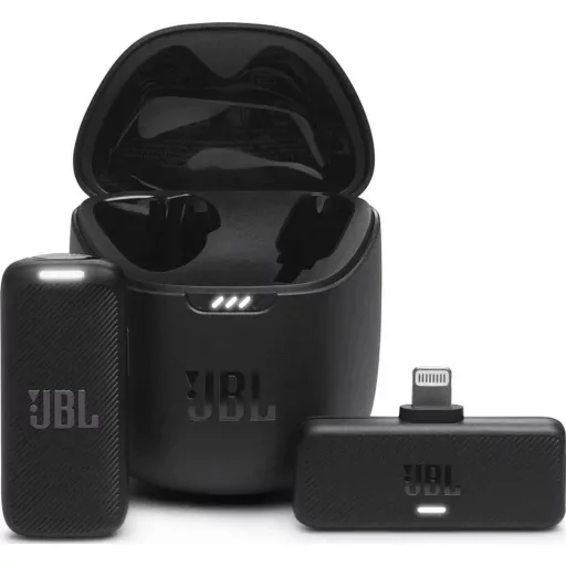 JBL STRMWLLGHTBLK Lightning connector BLK, streaming mikrofon, fekete