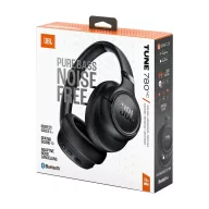 JBL T780NCBLK BT zajszűrős fejhallgató, fekete