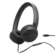JBL T530CBLK USB-C vezetékes fejhallgató, fekete