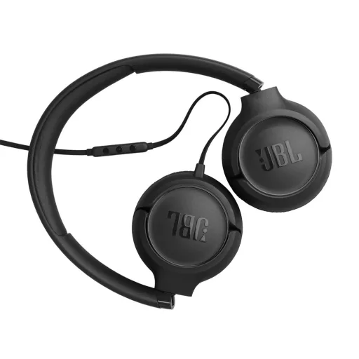 JBL T530CBLK USB-C vezetékes fejhallgató, fekete