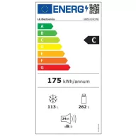 LG GBBS726CMB alulfagyasztós hűtőszekrény