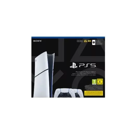Sony PS5 DIGITAL SLIM E-CHASSIS 2db kontroller, játékkonzol