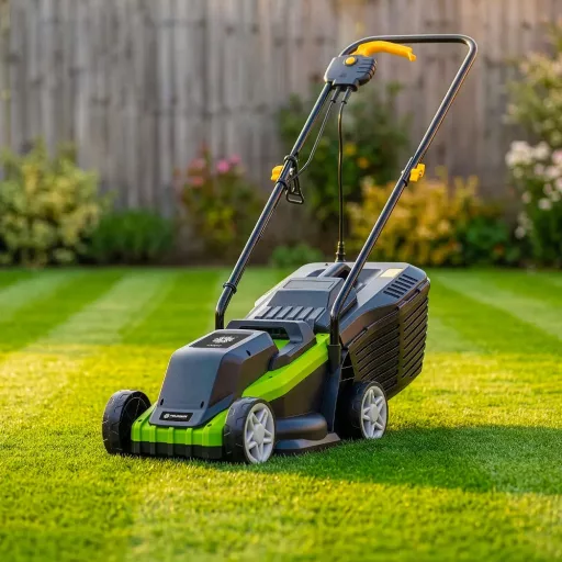 Fieldmann FZR 2018-E 1000W elektromos fűnyíró, 32 cm