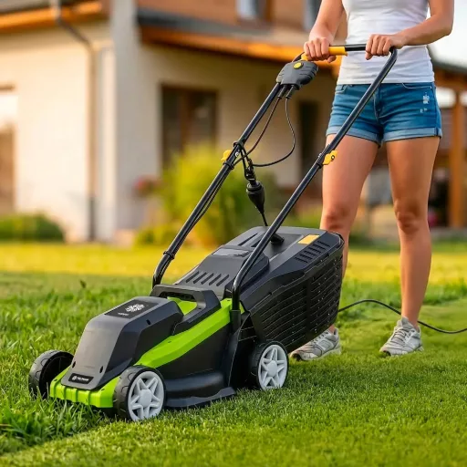 Fieldmann FZR 2018-E 1000W elektromos fűnyíró, 32 cm