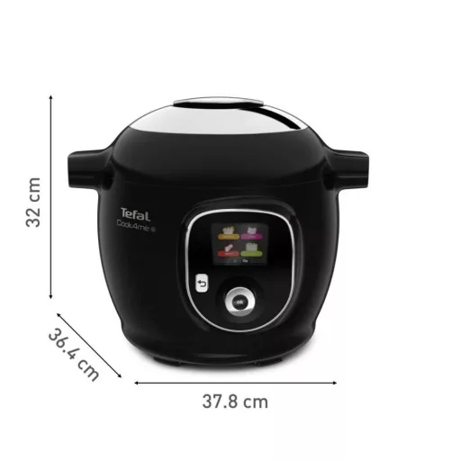 Tefal CY85X8F2 Cook4Me+ BLK 150R + Xtra Crisp (bundle) intelligens elektromos gyorsfőző kukta