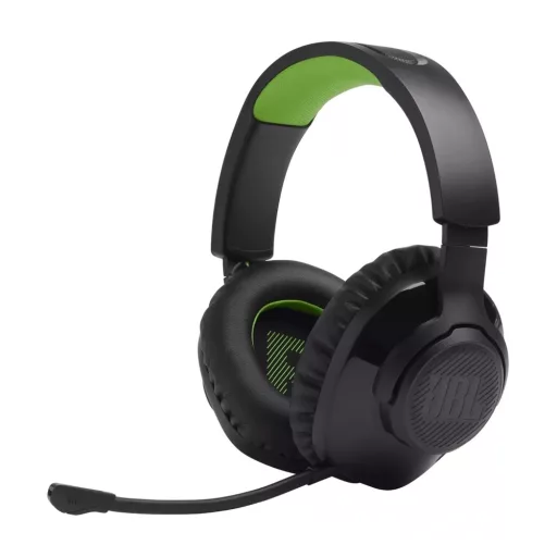 JBL QUANTUM 360 XWLBLKGRN , gamer fejhallgató, fekete/zöld