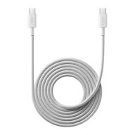   Xiaomi 6A fonott USB-C - USB-C kábel, 2 m, fehér (BHR087AGL)