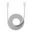 Xiaomi 6A fonott USB-C - USB-C kábel, 2 m, fehér (BHR087AGL)
