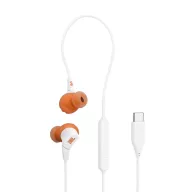   JBL ENDURANCE RUN3 CWHT, vezetékes USB-C , sport fülhallgató, fehér