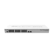   MikroTik CRS326-24G-2S+RM 24xGbit portos rackbe szerelhető switch, 2xSFP+ foglalat, dual-boot OS