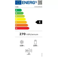 Candy ECN2CQTEB186 alulfagyasztós hűtőszekrény