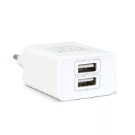 Delight 55039-2WH adapter, 2usb, fehér