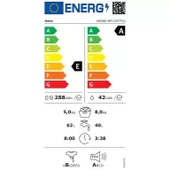Haier HWD80-BP14357TUS elöltöltős mosógép