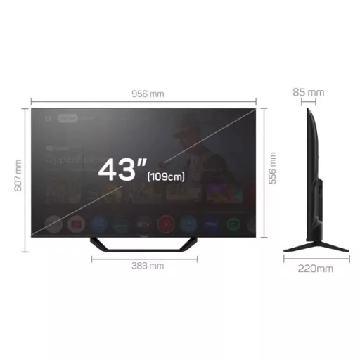Tesla 43E655BUS UHD Google Smart LED TV