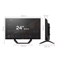 Tesla 24E655BHS HD Google Smart LED TV