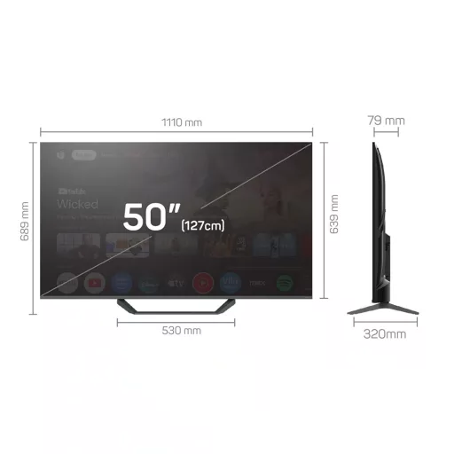 Tesla Q50E655GUS UHD QLED Google Smart TV