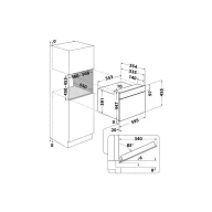 Whirlpool WMW47HMB beépíthető mikrohullámú sütő