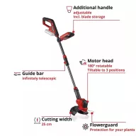 Einhell GE-CT 18/25-1 LI-SOLO akkus fűszegélynyíró