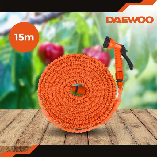 Daewoo DAEH15 kerti öntöző tömlő 15 m