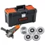 Black and Decker BEG220KA5-QS sarokcsiszoló szett