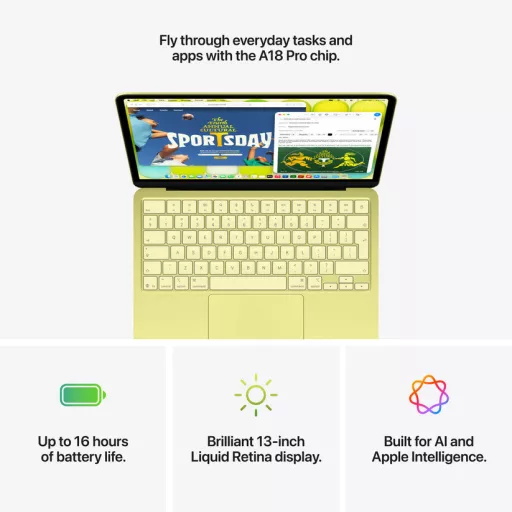 Apple MacBook Neo notebook 8/256 GB, indigó (MHFF4MG/A)