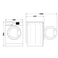 Whirlpool WP B8X WBS EE hőszivattyús szárítógép 8 kg