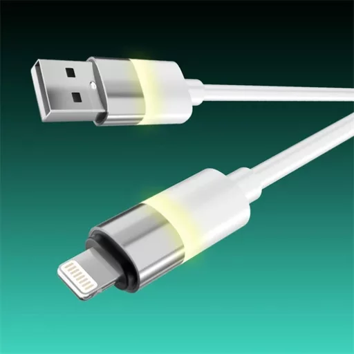 Avax CB311 Glowy USB-A - Lightning kábel, 2m