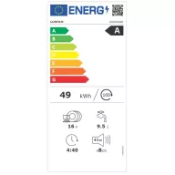 Gorenje GV663A66 beépíthető mosogatógép, 16 teríték