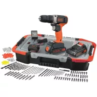 Black and Decker BCD001BAST-QW akkus fúró-csavarozó szett