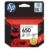 HP CZ102AE No.650 tintapatron, színes