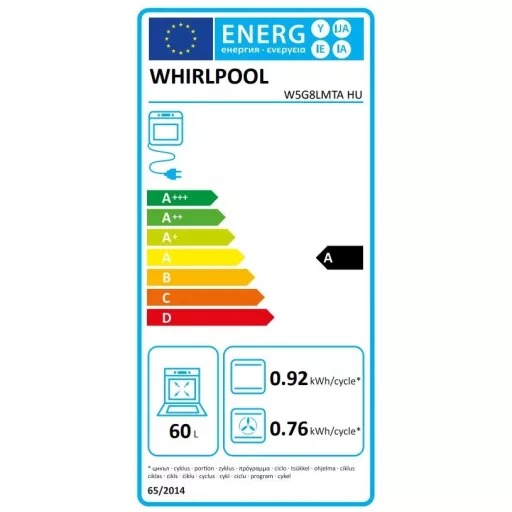 Whirlpool W5G8LMTA HU kombinált tűzhely