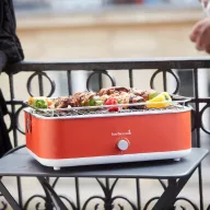   Barbecook BC-ELE-1001 E-Carlo elektromos asztali grill, piros