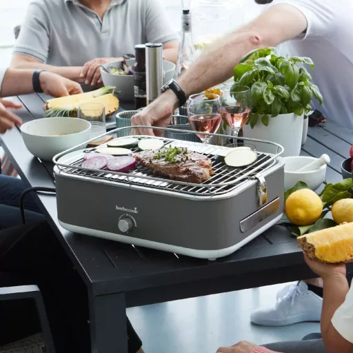 Barbecook BC-ELE-1003 E-Carlo elektromos asztali grill, szürke