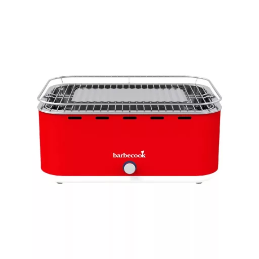 Barbecook BC-CHA-1019 Carlo asztali faszenes grill, piros,