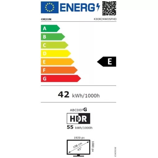 Orion 43OR24WOSFHD FullHD webOS Smart LED TV