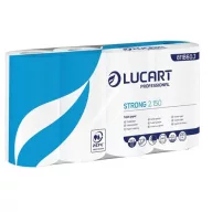   Lucart "Strong 2.150" toalettpapír, 2rétegű, kistekercses, 8 tekercses, fehér