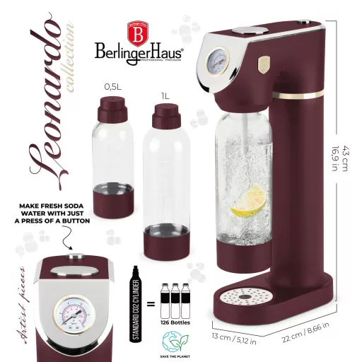 Berlinger Haus BH/8555 szódagép patron nélkül