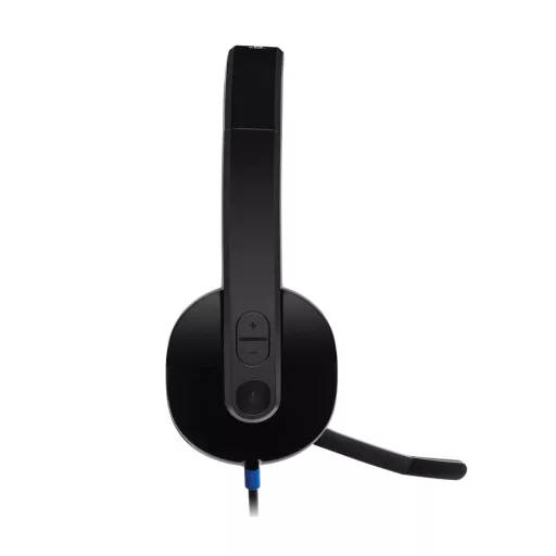 Logitech H540 981-000480 Headset vezetékes fejhallgató, USB, mikrofon, hangerőszabályzó, fekete
