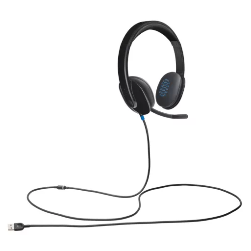Logitech H540 981-000480 Headset vezetékes fejhallgató, USB, mikrofon, hangerőszabályzó, fekete